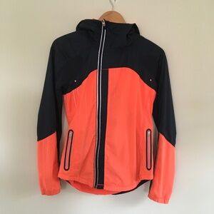 Lululemon Run Get Up And Glow Jacket Reflective 360 Sz 4 Light Flare/ Inkwell